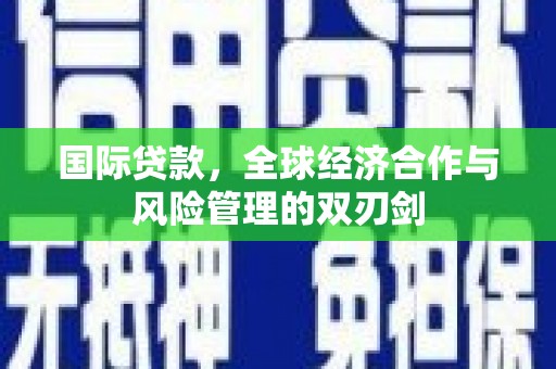 贵南国际贷款，全球经济合作与风险管理的双刃剑