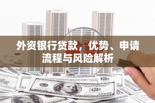 贵南外资银行贷款，优势、申请流程与风险解析