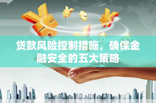 贵南贷款风险控制措施，确保金融安全的五大策略
