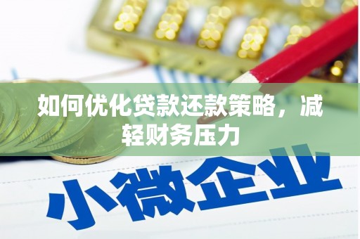 贵南如何优化贷款还款策略，减轻财务压力