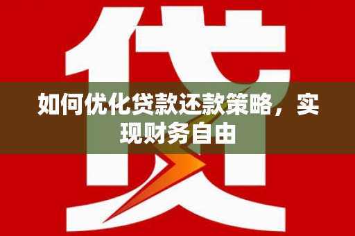 贵南如何优化贷款还款策略，实现财务自由