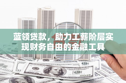贵南蓝领贷款，助力工薪阶层实现财务自由的金融工具